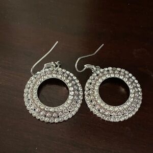 Elegant Silver Hoop Earrings